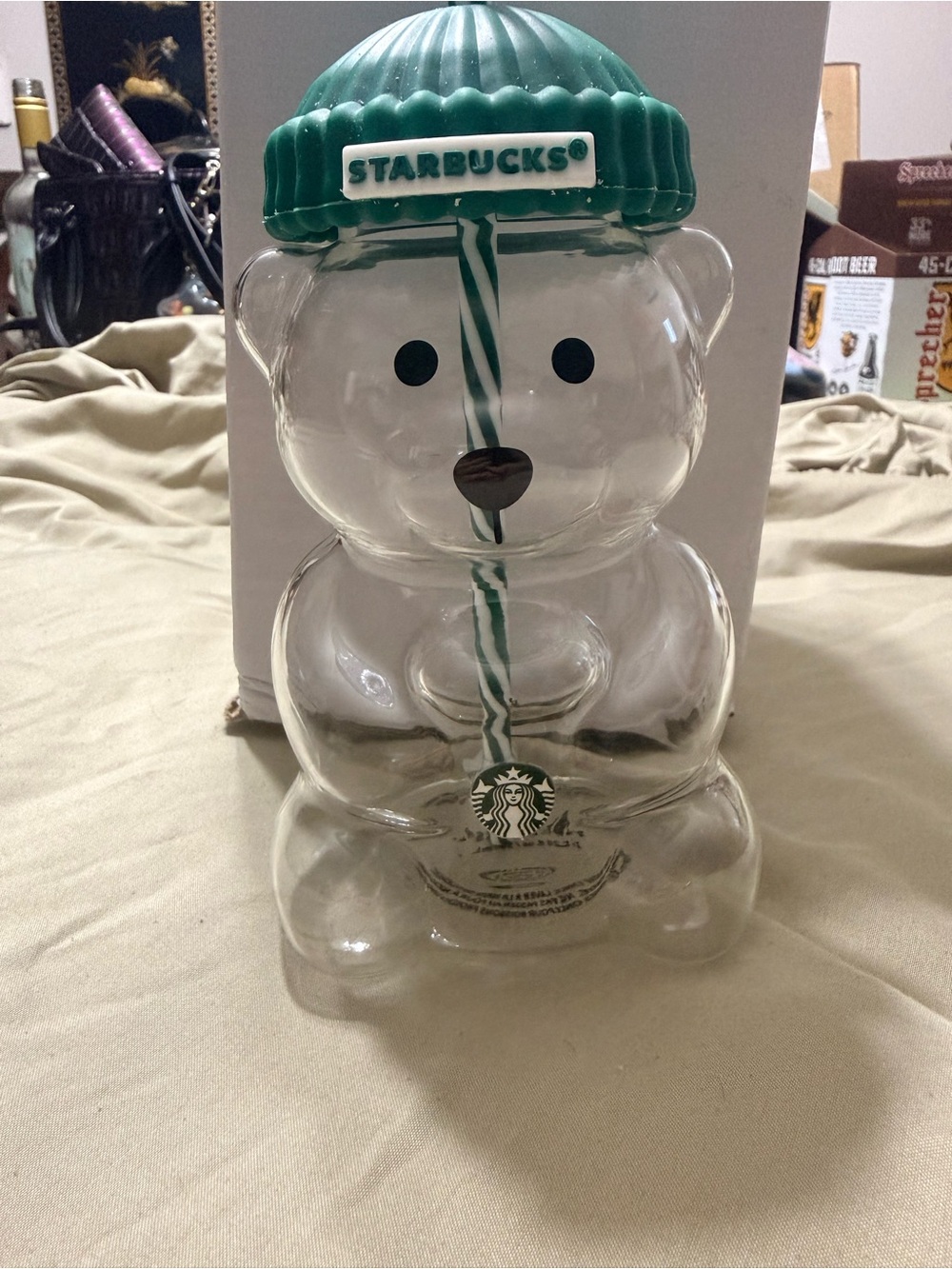 Starbucks Bearista Glass Bear Cup Tumbler Viral Limited Edition